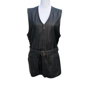 Pelle Pelle Midnight Leather Vest